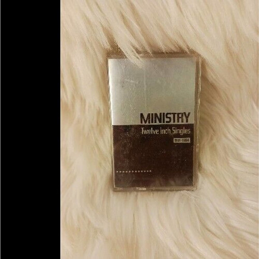 Ministry Twelve Inch Singles 1981-1984 Cassette Tape VINTAGE